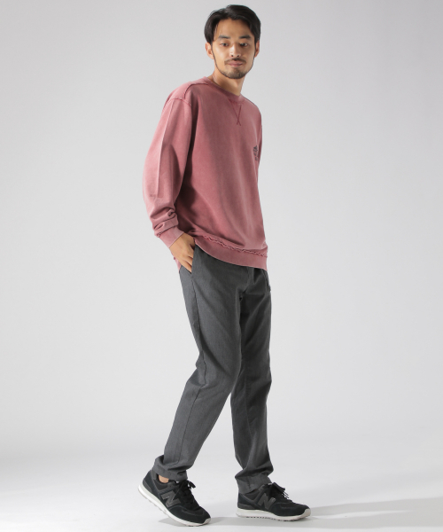 BAYFLOW（ベイフロー）の「インレイスノーウォッシュL/Sプルオーバー（スウェット・メンズ・ベージュ/カーキ/ボルドー/チャコール・SMALL/MEDIUM/LARGE）」の15枚目の写真