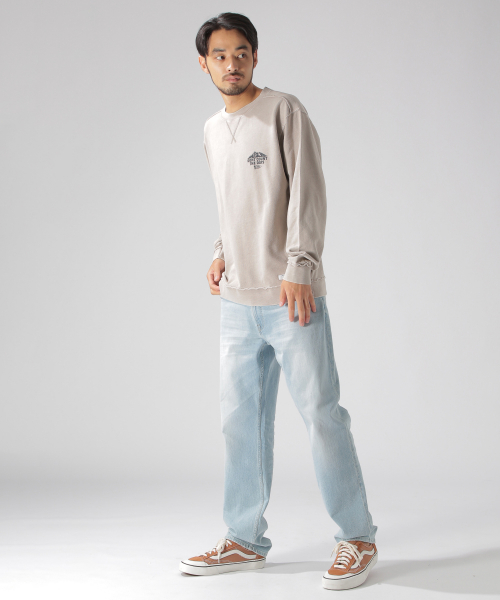 BAYFLOW（ベイフロー）の「インレイスノーウォッシュL/Sプルオーバー（スウェット・メンズ・ベージュ/カーキ/ボルドー/チャコール・SMALL/MEDIUM/LARGE）」の16枚目の写真