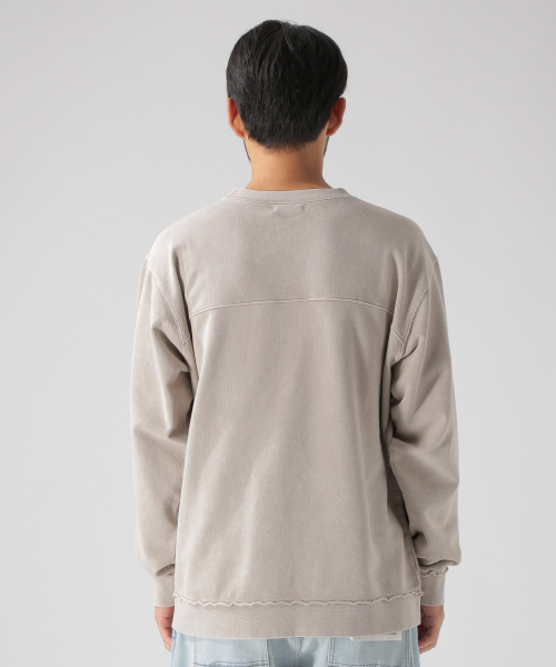BAYFLOW（ベイフロー）の「インレイスノーウォッシュL/Sプルオーバー（スウェット・メンズ・ベージュ/カーキ/ボルドー/チャコール・SMALL/MEDIUM/LARGE）」の19枚目の写真