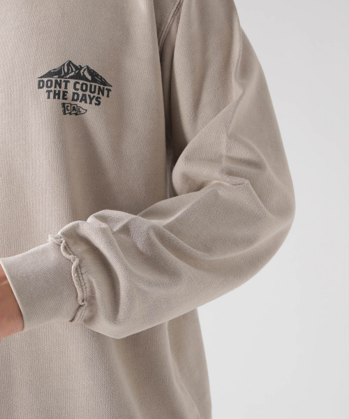 BAYFLOW（ベイフロー）の「インレイスノーウォッシュL/Sプルオーバー（スウェット・メンズ・ベージュ/カーキ/ボルドー/チャコール・SMALL/MEDIUM/LARGE）」の22枚目の写真