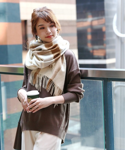 reca(レカ)の「カシミアストール リヨン(ストール/ショール・レディース・A・FREE)」の10枚目の写真