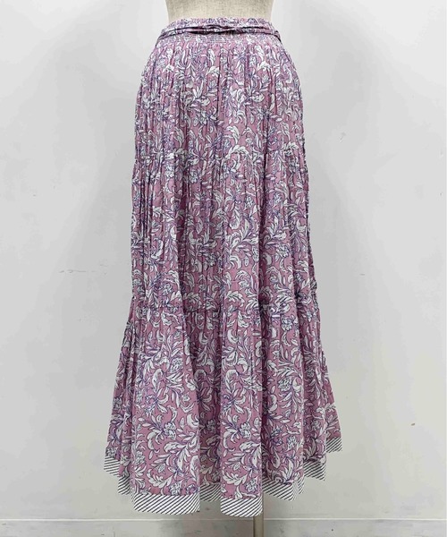 PICCIN（ピッチン）の「【WEB限定】ペイズリーティアードスカート（スカート・レディース・ベージュ/パープル/ピンク・M）」の8枚目の写真