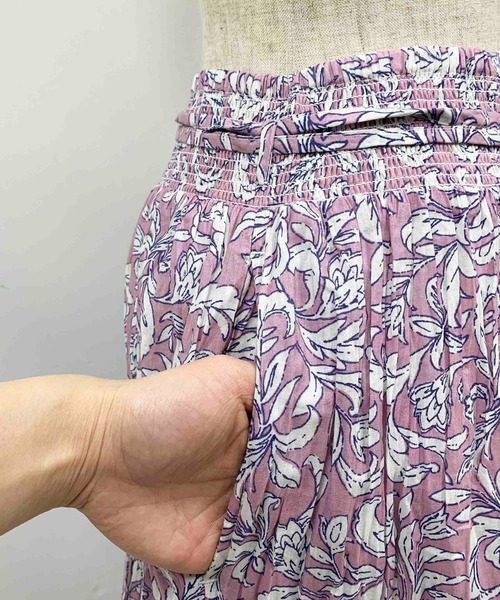 PICCIN（ピッチン）の「【WEB限定】ペイズリーティアードスカート（スカート・レディース・ベージュ/パープル/ピンク・M）」の11枚目の写真