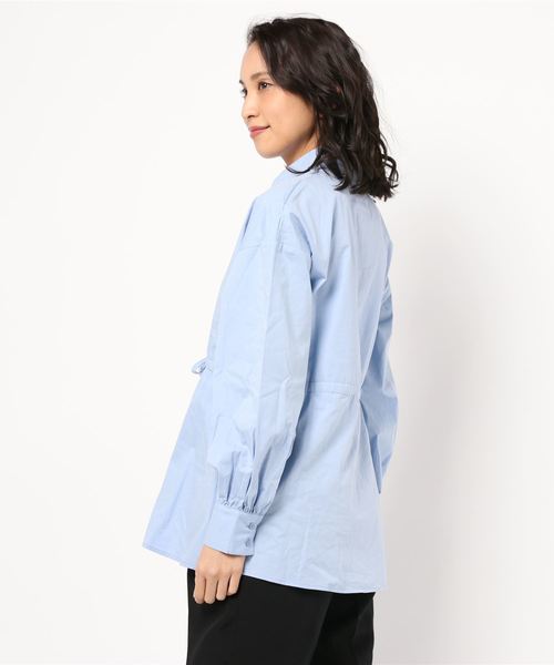 KOBE LETTUCE（コウベレタス）の「バルーンスリーブシャツ（シャツ/ブラウス・レディース・オフホワイト/ベージュ/サックスブルー・FREE）」の4枚目の写真