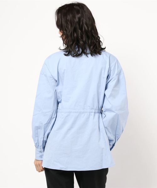 KOBE LETTUCE（コウベレタス）の「バルーンスリーブシャツ（シャツ/ブラウス・レディース・オフホワイト/ベージュ/サックスブルー・FREE）」の5枚目の写真