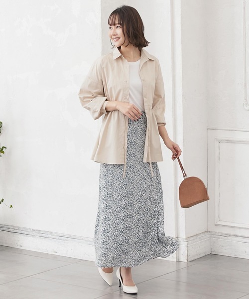 KOBE LETTUCE（コウベレタス）の「バルーンスリーブシャツ（シャツ/ブラウス・レディース・オフホワイト/ベージュ/サックスブルー・FREE）」の6枚目の写真