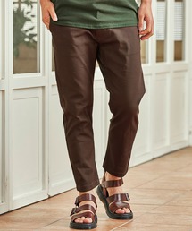 カツラギ素材 テーパード アンクルストレッチ チノパンツ