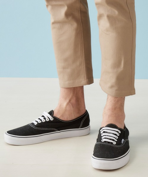 MONO-MART（モノマート）の「カツラギ素材 テーパード アンクルストレッチ チノパンツ（チノパンツ・メンズ・ブラック/ダークブラウン/ベージュ/アイボリー/オリーブ/ネイビー/グレー系その他2/チャコール/ライトベージュ/ブルー系その他/ワイン/グレー系その他・S/M/L/XL）」の20枚目の写真