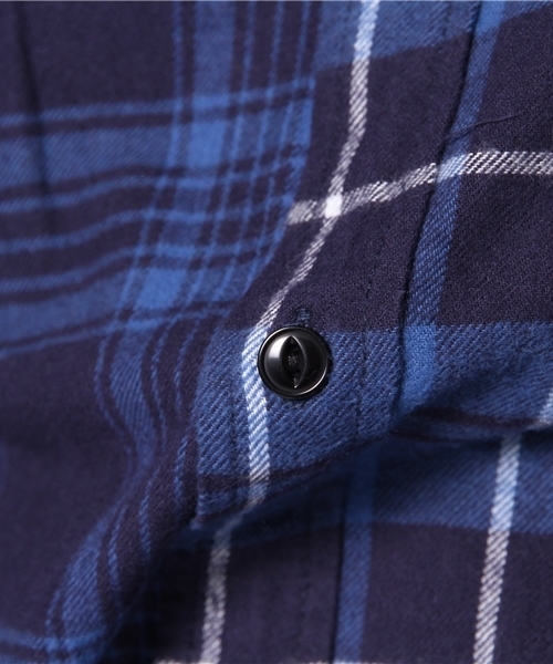 WEGO（ウィゴー）の「WEGO/クレイジーチェックネルシャツ（シャツ/ブラウス・メンズ・ブルー/レッド・LARGE/MEDIUM）」の9枚目の写真