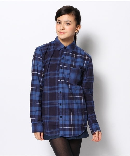 WEGO（ウィゴー）の「WEGO/クレイジーチェックネルシャツ（シャツ/ブラウス・メンズ・ブルー/レッド・LARGE/MEDIUM）」の10枚目の写真