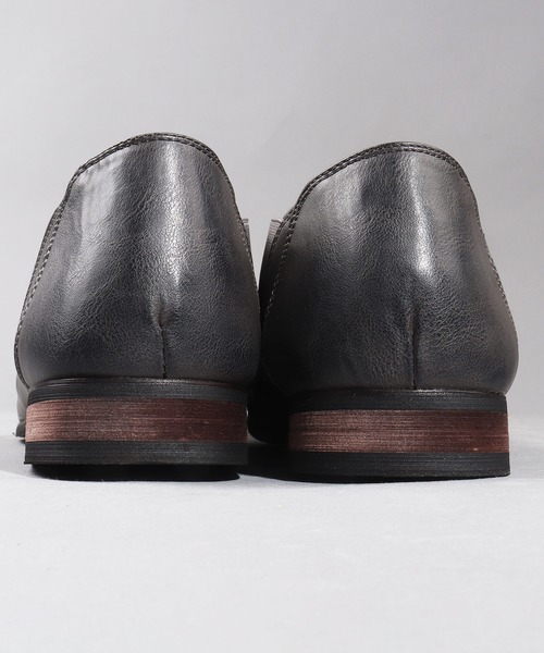 Dedes（デデス）の「DEDES ローヒールショートサイドゴアシューズ（ドレスシューズ・メンズ・ブラック/ダークブラウン/ネイビー/ブラウン/グレー/キャメル・41/43/42/44/40）」の10枚目の写真