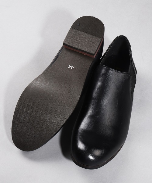 Dedes（デデス）の「DEDES ローヒールショートサイドゴアシューズ（ドレスシューズ・メンズ・ブラック/ダークブラウン/ネイビー/ブラウン/グレー/キャメル・41/43/42/44/40）」の7枚目の写真