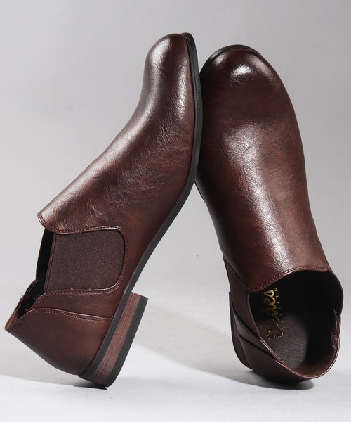 Dedes（デデス）の「DEDES ローヒールショートサイドゴアシューズ（ドレスシューズ・メンズ・ブラック/ダークブラウン/ネイビー/ブラウン/グレー/キャメル・41/43/42/44/40）」の14枚目の写真