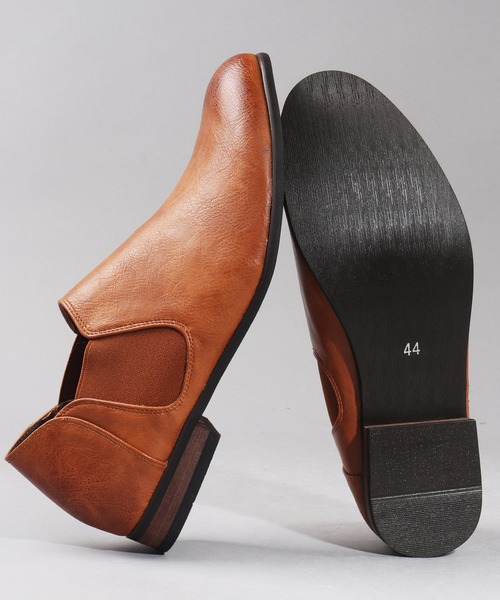 Dedes（デデス）の「DEDES ローヒールショートサイドゴアシューズ（ドレスシューズ・メンズ・ブラック/ダークブラウン/ネイビー/ブラウン/グレー/キャメル・41/43/42/44/40）」の12枚目の写真
