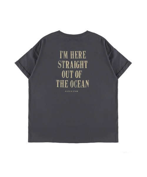 ALEXIA STAM（アリシアスタン）の「Back Message Tee/バック