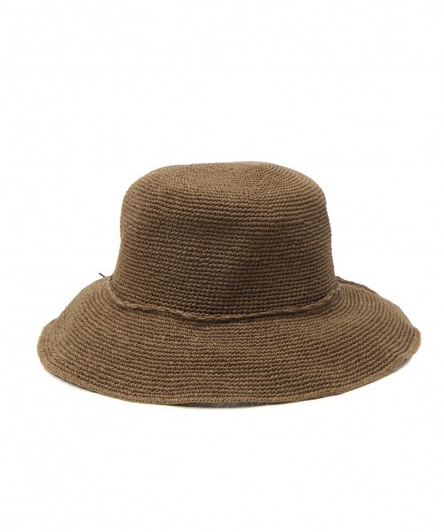 GLOBAL WORK（グローバルワーク）の「畳める細編みハット/879095（ハット・レディース・ブラック/ブラウン/オフホワイト・FREE）」の7枚目の写真