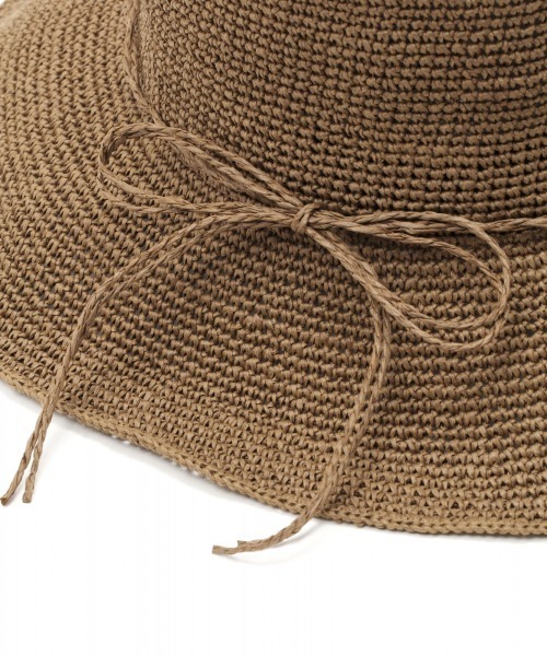 GLOBAL WORK（グローバルワーク）の「畳める細編みハット/879095（ハット・レディース・ブラック/ブラウン/オフホワイト・FREE）」の18枚目の写真