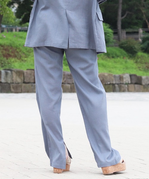 PairPair（ペアペア）の「リネンフレアパンツ(セットアップ)（その他パンツ・レディース・アイボリー/ブルーグレー・FREE）」の12枚目の写真