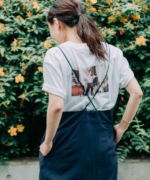 green label relaxing（グリーンレーベルリラクシング）の「[ 別注 ] [ グッドロックスピード ] SC Good Rock Speed × GLR ROBERTA BAYLEY ショートスリーブ Tシャツ（Tシャツ/カットソー・レディース・ブラック/その他1/ホワイト・FREE）」の2枚目の写真