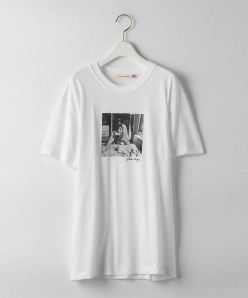 green label relaxing（グリーンレーベルリラクシング）の「[ 別注 ] [ グッドロックスピード ] SC Good Rock Speed × GLR ROBERTA BAYLEY ショートスリーブ Tシャツ（Tシャツ/カットソー・レディース・ブラック/その他1/ホワイト・FREE）」の15枚目の写真