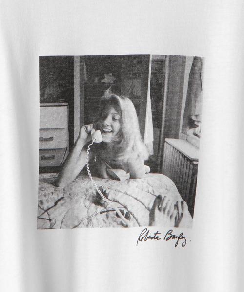 green label relaxing（グリーンレーベルリラクシング）の「[ 別注 ] [ グッドロックスピード ] SC Good Rock Speed × GLR ROBERTA BAYLEY ショートスリーブ Tシャツ（Tシャツ/カットソー・レディース・ブラック/その他1/ホワイト・FREE）」の13枚目の写真