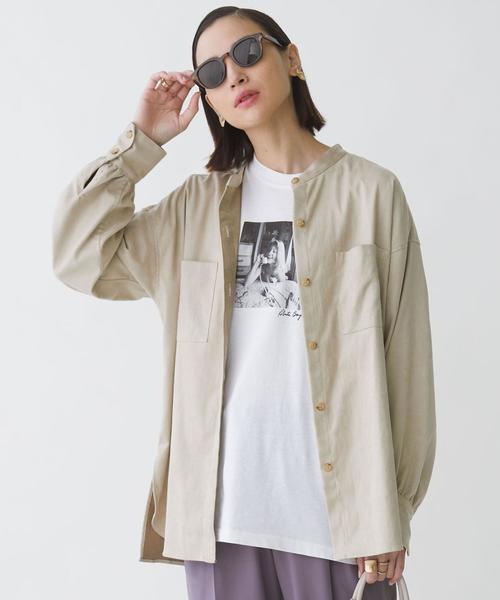 green label relaxing（グリーンレーベルリラクシング）の「[ 別注 ] [ グッドロックスピード ] SC Good Rock Speed × GLR ROBERTA BAYLEY ショートスリーブ Tシャツ（Tシャツ/カットソー・レディース・ブラック/その他1/ホワイト・FREE）」の6枚目の写真