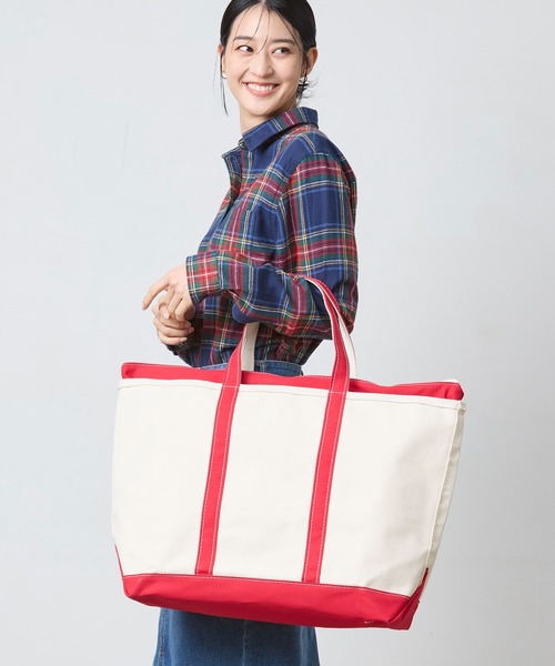 ボート・アンド・トート・バッグ、ジップ・トップ ラージ（トート