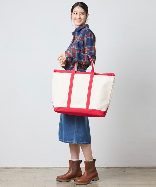 ボート・アンド・トート・バッグ、ジップ・トップ ラージ（トート