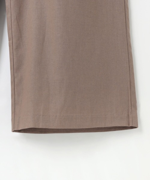 andme（アンドミー）の「リネンブレンドタックワイドパンツ（その他パンツ・レディース・ベージュ/ライトカーキ/グレー系その他/キナリ/ブラック/ブラウン/レッド/イエロー・L/M/S/XL/XXL）」の18枚目の写真