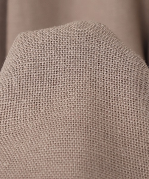 andme（アンドミー）の「リネンブレンドタックワイドパンツ（その他パンツ・レディース・ベージュ/ライトカーキ/グレー系その他/キナリ/ブラック/ブラウン/レッド/イエロー・L/M/S/XL/XXL）」の19枚目の写真