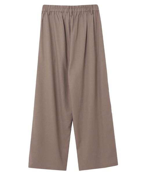 andme（アンドミー）の「リネンブレンドタックワイドパンツ（その他パンツ・レディース・ベージュ/ライトカーキ/グレー系その他/キナリ/ブラック/ブラウン/レッド/イエロー・L/M/S/XL/XXL）」の22枚目の写真