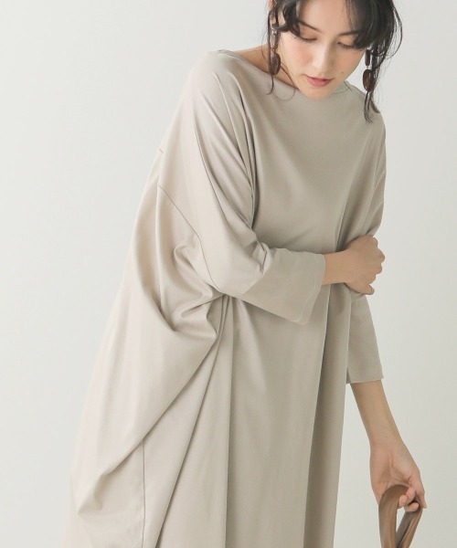 Bou Jeloud(ブージュルード)の「シルケットスムースオーバーチュニック(チュニック・レディース・ブラック/ベージュ/グレー・FREE)」の3枚目の写真