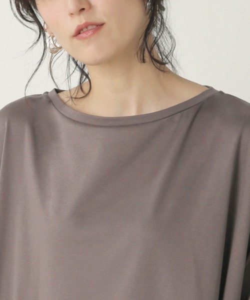 Bou Jeloud(ブージュルード)の「シルケットスムースオーバーチュニック(チュニック・レディース・ブラック/ベージュ/グレー・FREE)」の11枚目の写真