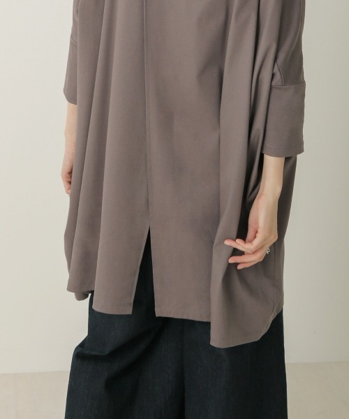 Bou Jeloud(ブージュルード)の「シルケットスムースオーバーチュニック(チュニック・レディース・ブラック/ベージュ/グレー・FREE)」の6枚目の写真