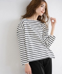 Pierrot | ミニ裏毛オーバートップス(Tシャツ/カットソー)