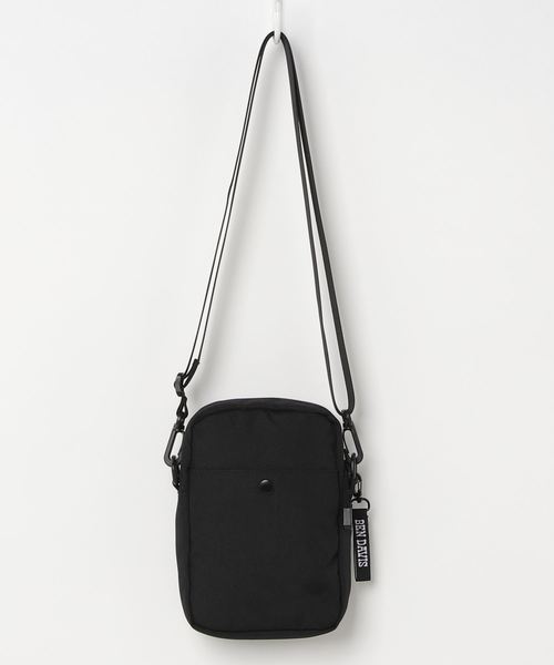 BEN DAVIS（ベンデイビス）の「《BEN DAVIS》VERTICAL SHOULDER（ショルダーバッグ・メンズ・ブラック×ブラック/ブラック×パープル/ブラック×レッド/ブラック×イエロー・FREE）」の7枚目の写真