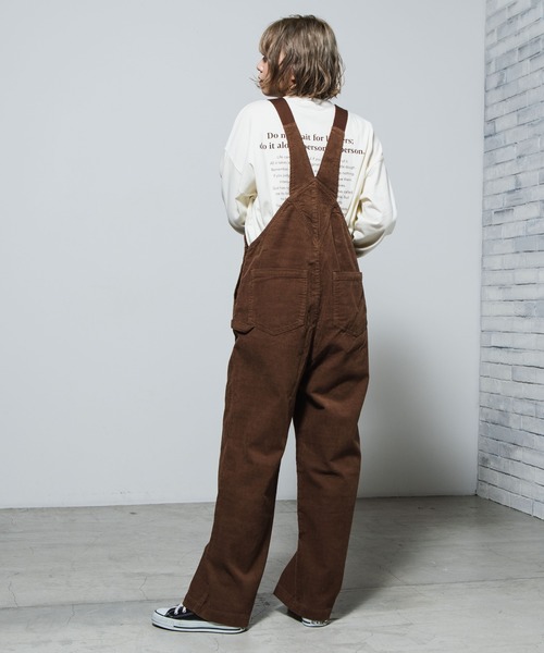 WEGO（ウィゴー）の「WEGO/コーデュロイオーバーオール（サロペット