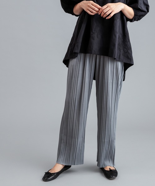 PUAL CE CIN（ピュアルセシン）の「プリーツパンツ（その他パンツ・レディース・ブラック/ブルーグレー/モカ/チャコール・FREE）」の21枚目の写真