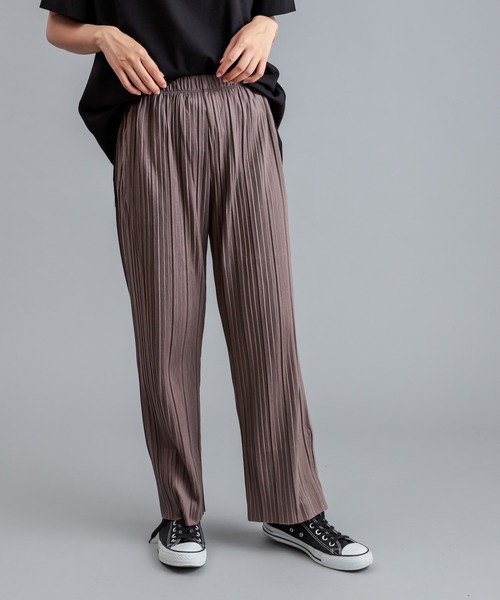 PUAL CE CIN（ピュアルセシン）の「プリーツパンツ（その他パンツ・レディース・ブラック/ブルーグレー/モカ/チャコール・FREE）」の11枚目の写真