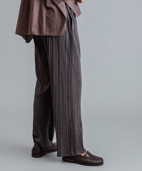 PUAL CE CIN（ピュアルセシン）の「プリーツパンツ（その他パンツ・レディース・ブラック/ブルーグレー/モカ/チャコール・FREE）」の22枚目の写真