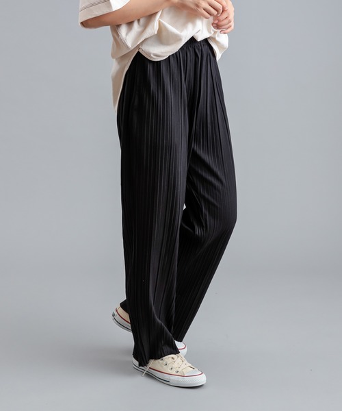 PUAL CE CIN（ピュアルセシン）の「プリーツパンツ（その他パンツ・レディース・ブラック/ブルーグレー/モカ/チャコール・FREE）」の9枚目の写真