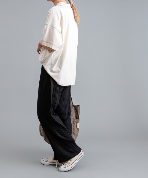 PUAL CE CIN（ピュアルセシン）の「プリーツパンツ（その他パンツ・レディース・ブラック/ブルーグレー/モカ/チャコール・FREE）」の16枚目の写真