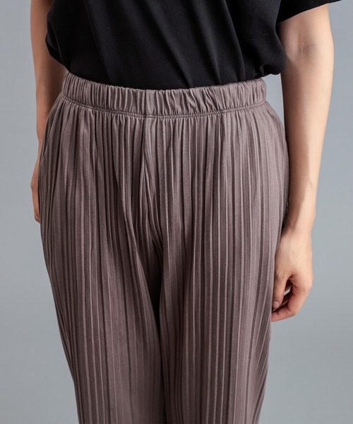 PUAL CE CIN（ピュアルセシン）の「プリーツパンツ（その他パンツ・レディース・ブラック/ブルーグレー/モカ/チャコール・FREE）」の7枚目の写真