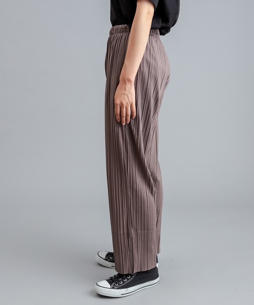 PUAL CE CIN（ピュアルセシン）の「プリーツパンツ（その他パンツ・レディース・ブラック/ブルーグレー/モカ/チャコール・FREE）」の10枚目の写真