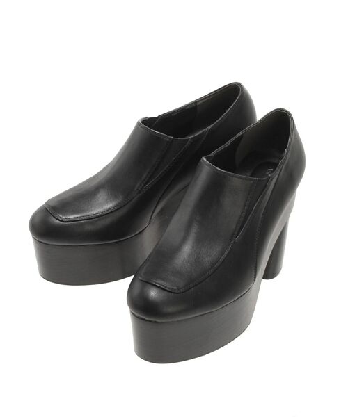 EMODA（エモダ）の「ラウンドステッチシューズ（ローファー・レディース・ブラック/ベージュ・SMALL/MEDIUM/LARGE）」の7枚目の写真
