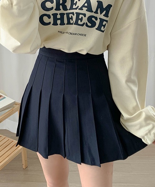 SONA（ソナ）の「SONYUNARA テニススカパン（スカート・レディース・ブラック/ベージュ/ネイビー/ダークグレー/ワインレッド・S/M）」の4枚目の写真