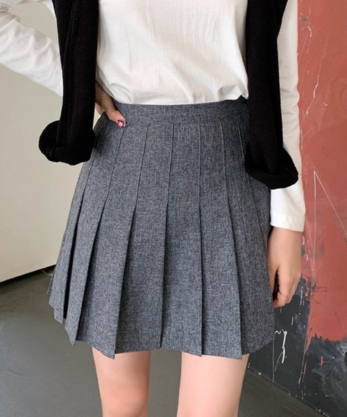 SONA（ソナ）の「SONYUNARA テニススカパン（スカート・レディース・ブラック/ベージュ/ネイビー/ダークグレー/ワインレッド・S/M）」の2枚目の写真