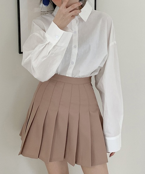 SONA（ソナ）の「SONYUNARA テニススカパン（スカート・レディース・ブラック/ベージュ/ネイビー/ダークグレー/ワインレッド・S/M）」の11枚目の写真