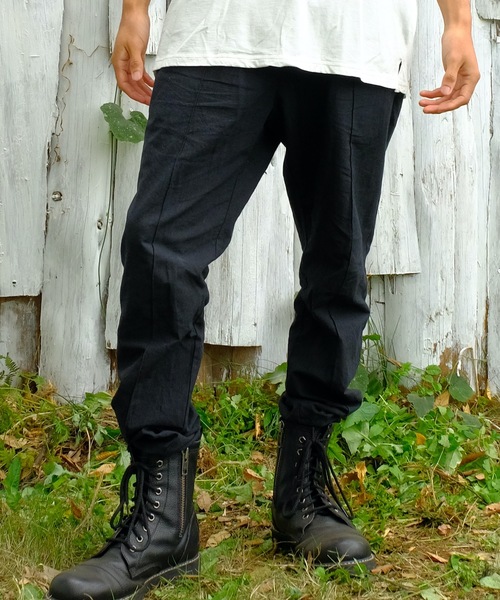 VIRGOwearworks（ヴァルゴウェアワークス）の「Relaxed uniform jogger pants（スラックス・メンズ・チャコールグレー/ブラック/ベージュ・2/4/3）」の12枚目の写真