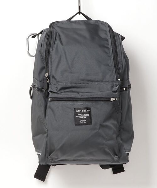 マリメッコ　リュック　グレー marimekko/マリメッコ/BUDDY/リュック/チャコールグレー - 北欧